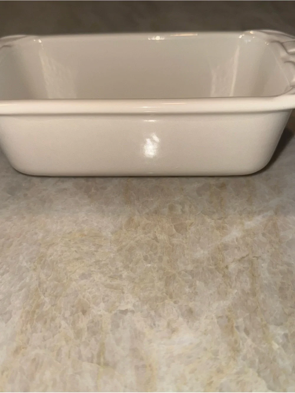 Longaberger woven traditions ivory mini loaf pan
